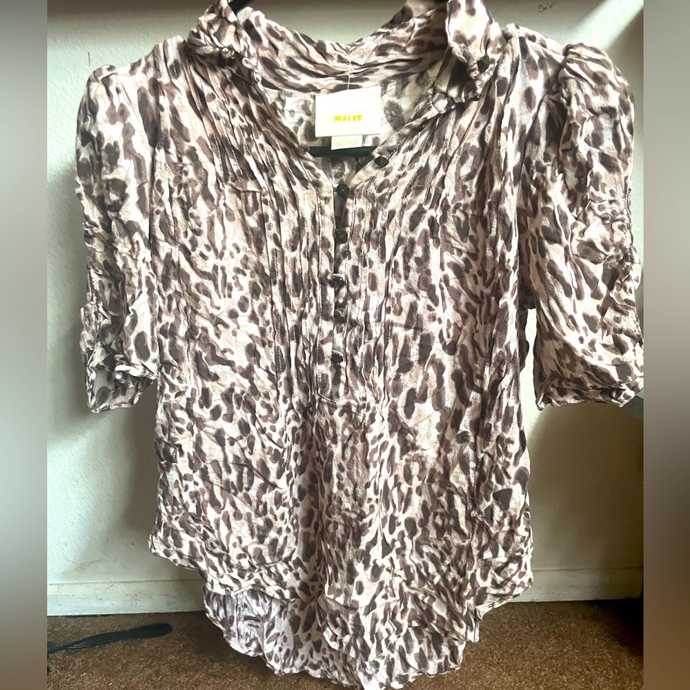 Maeve short sleeve, Leopard print